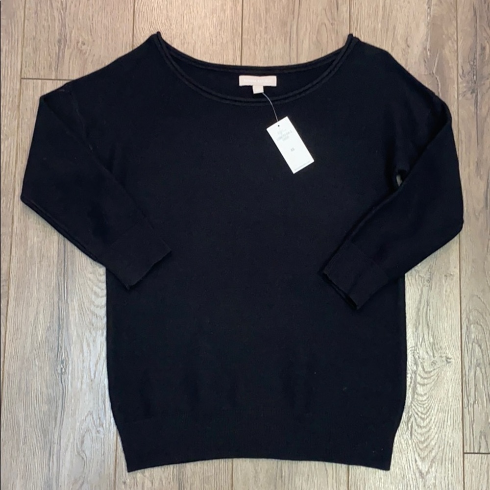 Banana Republic Women's Black Roll Neck Sweater